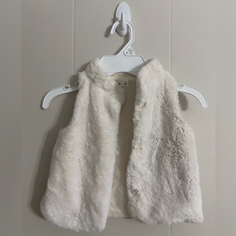 Gymboree Faux Fur Cropped Shrug Jacket